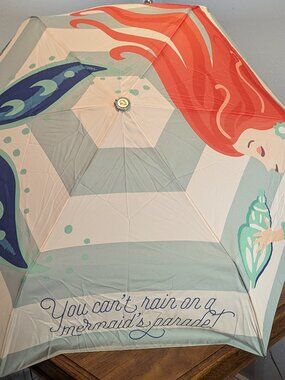 Mermaid Parade Travel Umbrella - Oh So Witty by Spartina 449
